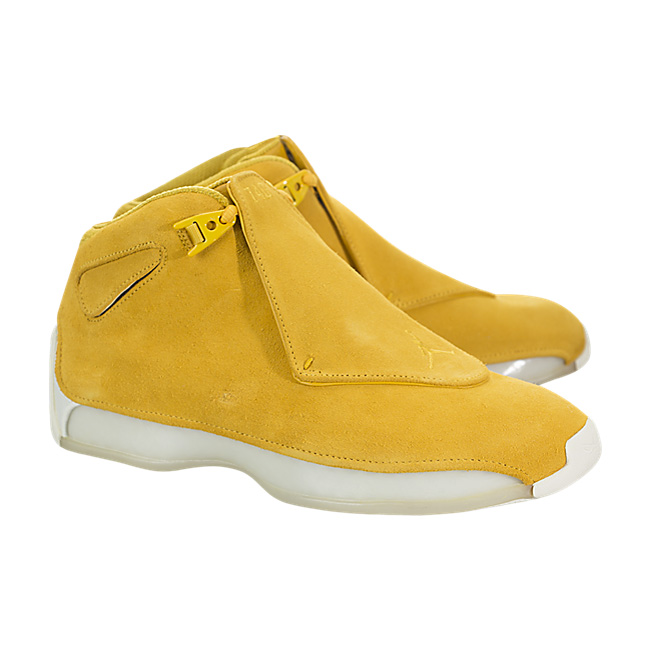 Air Jordan 18 Retro - Yellow Ochre / Sail