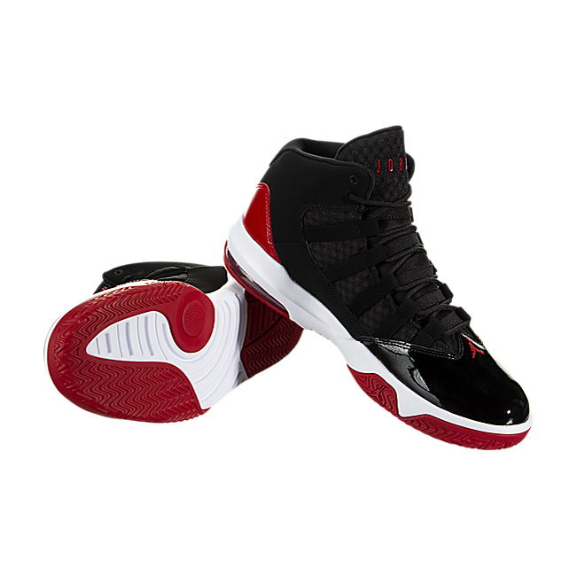 Jordan Max Aura - Black / Black-Gym Red-White