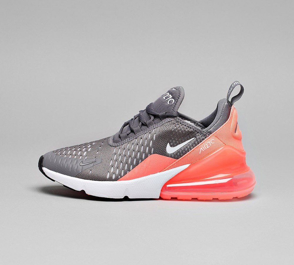 Nike Junior Air Max 270 Trainer | Gunsmoke / White