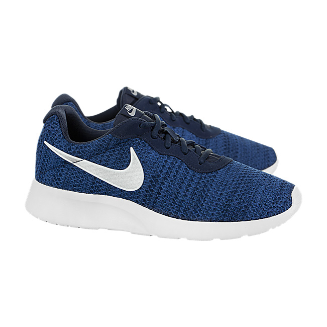 Nike Tanjun Premium - Midnight Navy / Metallic Silver