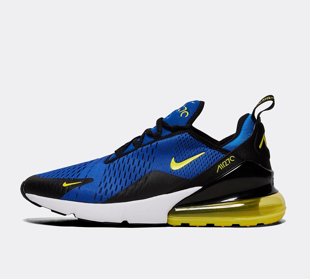 Nike Air Max 270 Trainer - Game Royal / Dynamic Yellow