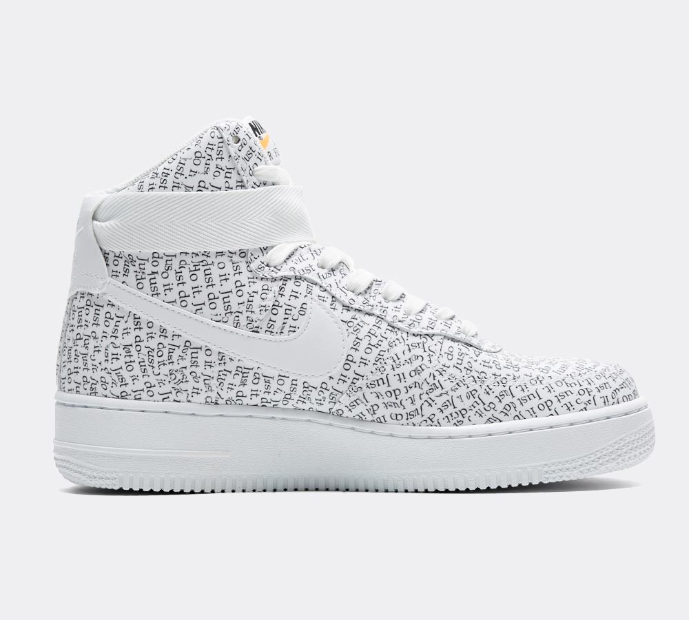 Nike Womens Air Force 1 High LX 'JDI' Pack Trainer - White / Black