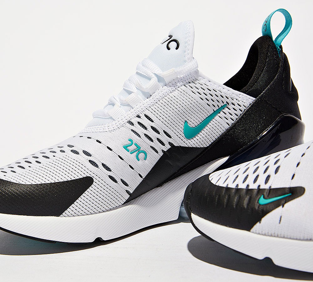 Nike Junior Air Max 270 Trainer | White / Dusty Cactus