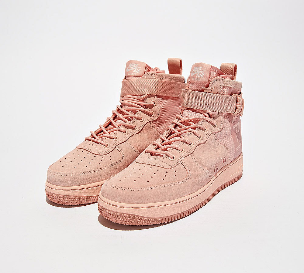 Nike SF Air Force One Mid Trainer - Coral Stardust