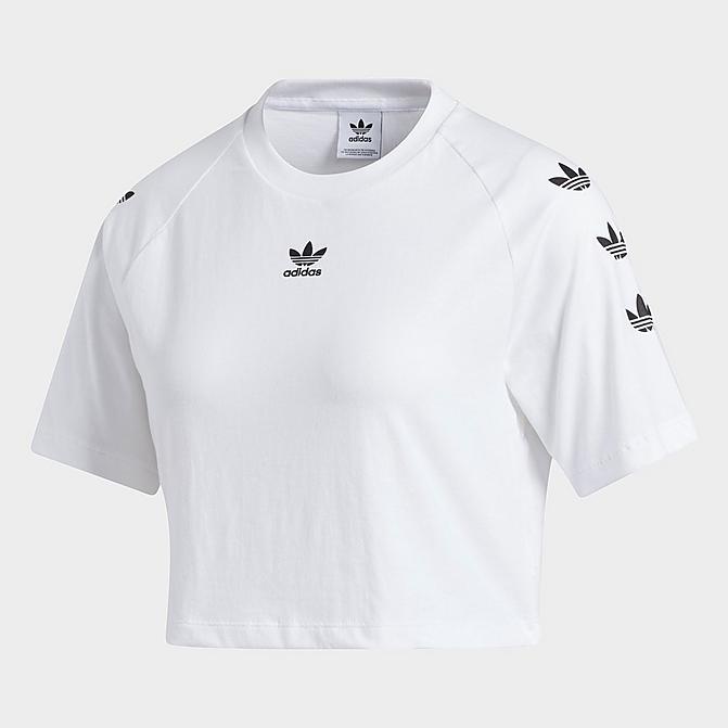 Women's adidas Originals Repeat Trefoil Crop T-Shirt