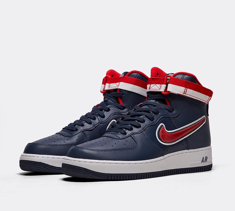 Nike Air Force 1 High '07 LV8 Sport Trainer - Midnight Navy / University Red / White