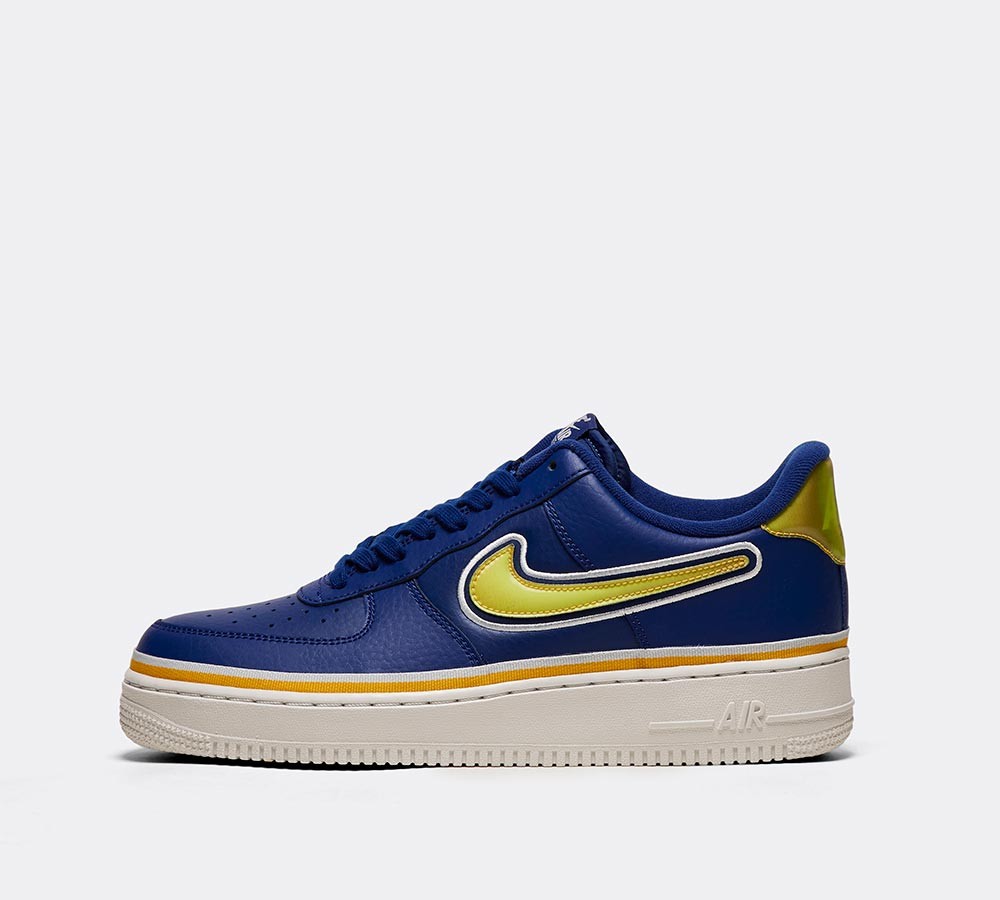 Nike Air Force 1 High '07 LV8 Sport Trainer - Deep Royal / University Gold