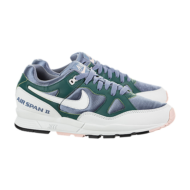 Nike Women Air Span II - Ashen Slate / Summit White-Rainforest