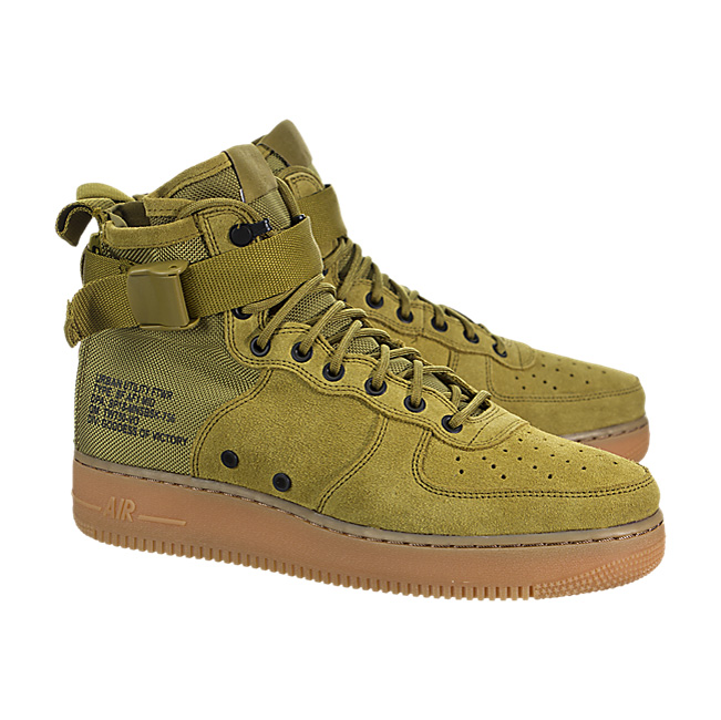 Nike SF Air Force 1 Mid - Desert Moss / Desert Moss