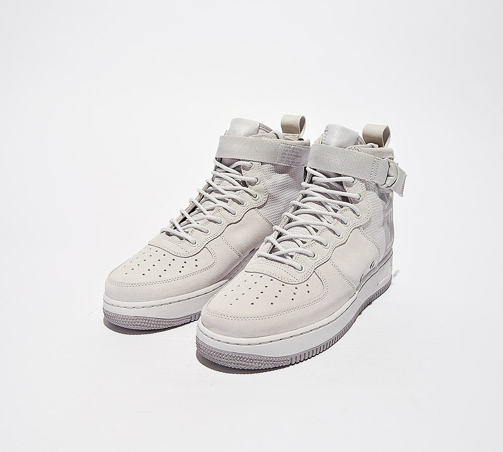 Nike SF Air Force One Mid Trainer - Vast Grey / Atmosphere Grey