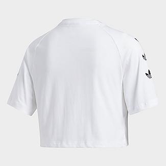 Women's adidas Originals Repeat Trefoil Crop T-Shirt