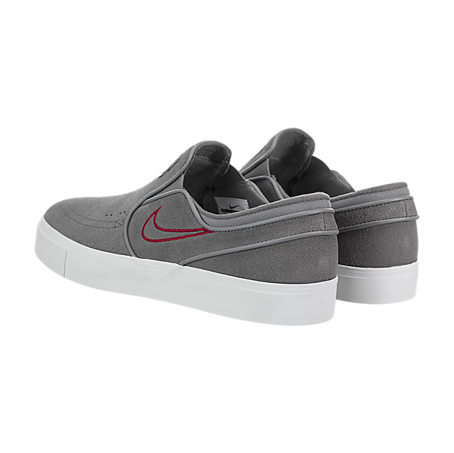 Nike SB Zoom Stefan Janoski Slip-On - Gunsmoke / Red Crush