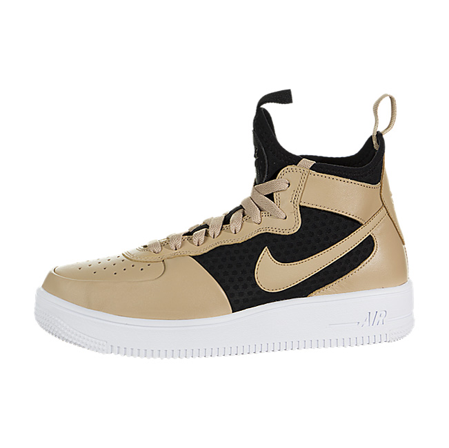 Nike Women Air Force 1 Ultraforce Mid - Vachetta Tan / Vachetta Tan-Black-White