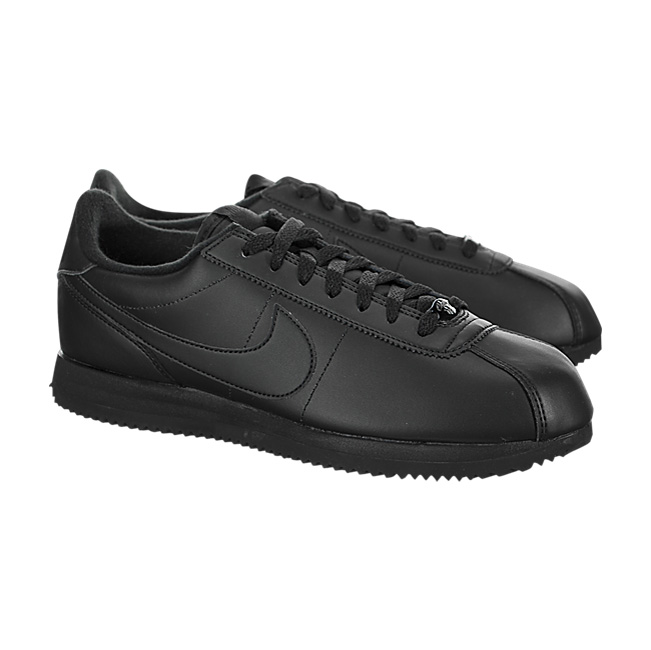 Nike Cortez Basic Leather - Black / Anthracite