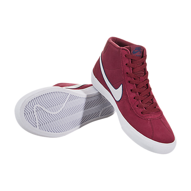 Nike Women SB Bruin High - Red Crush / Vast Grey-White