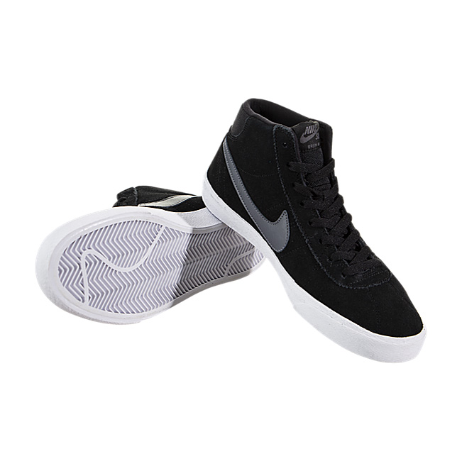 Nike Women SB Bruin High - Black / Dark Grey-White