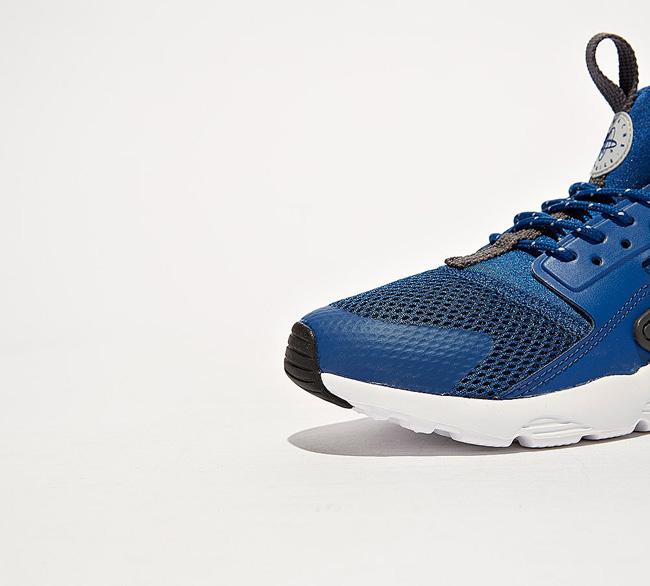 Nike Infant Huarache Run Ultra Trainer | Gym Blue / White / Dark Grey