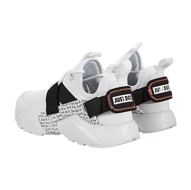 Nike Women Air Huarache City Low Premium - White / Black-Total Orange