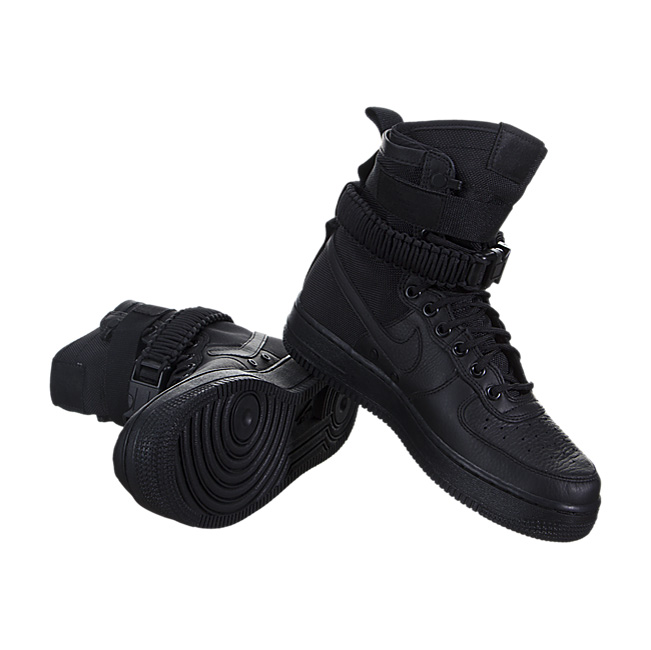 Nike Women SF Air Force 1 - Black / Black-Black