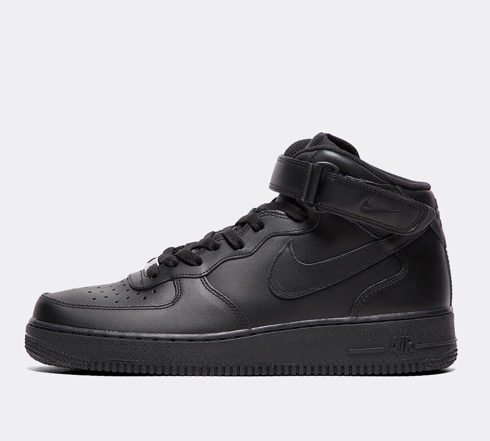 Nike Air Force 1 Mid Trainer - Black
