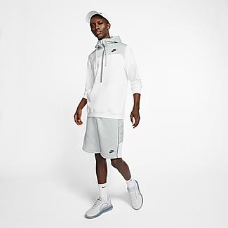 Men's Nike Sportswear Mixed Fleece Half-Zip Hoodie