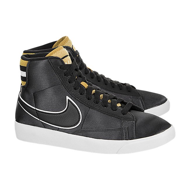 Nike Women Blazer Mid Premium - Black / Black-Wheat-Gold