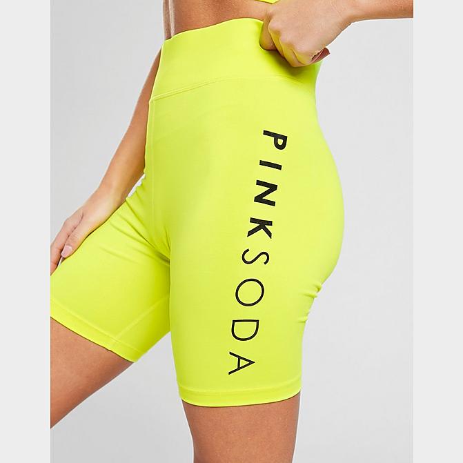 Women's Pink Soda Sport Gleam Bike Shorts