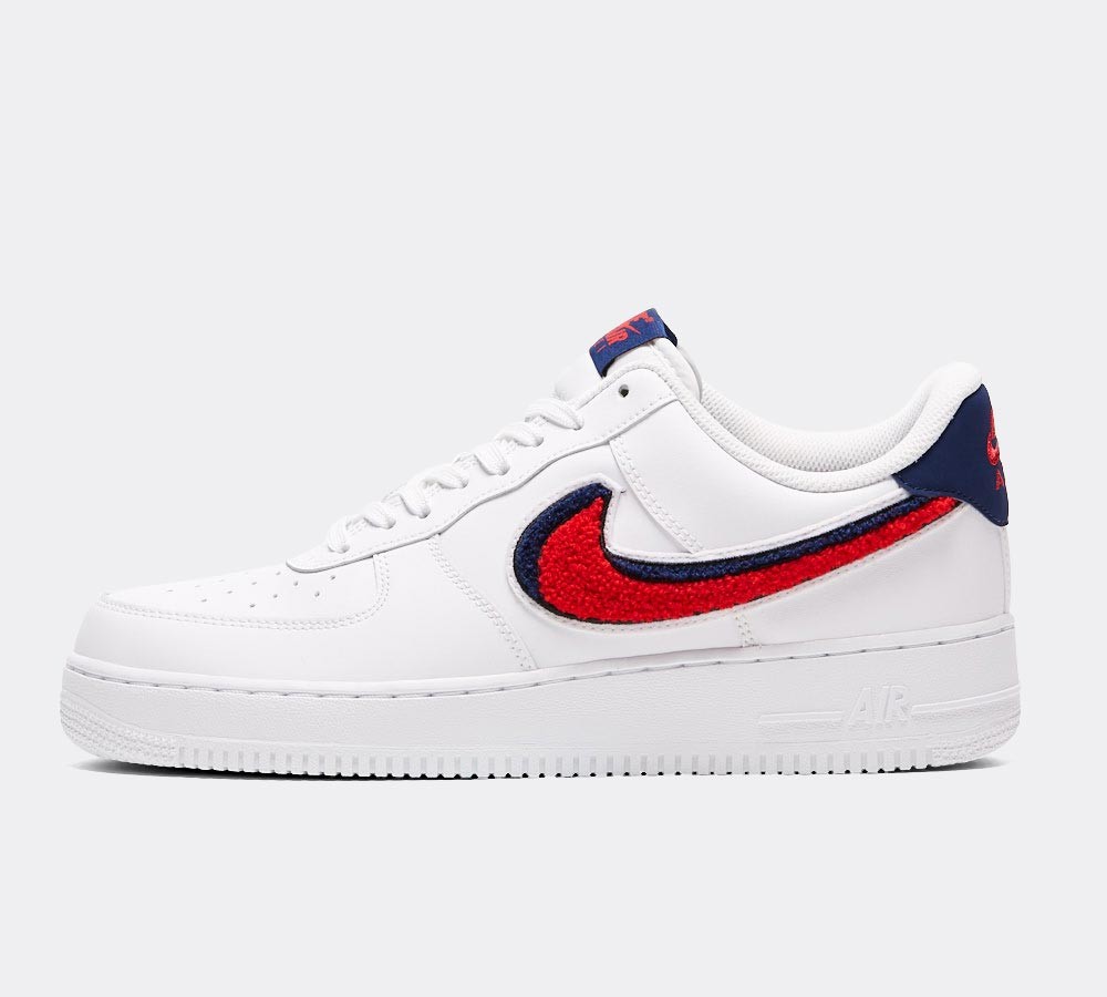 Nike Air Force 1 LV8 Trainer - White / Red / Blue