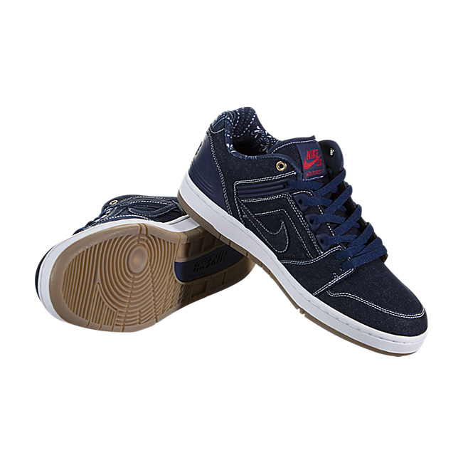 Nike Sb Air Force II Low QS (Denim) - Binary Blue / Binary Blue-White