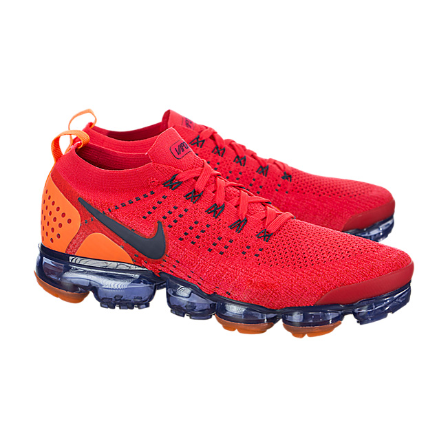 Nike Air Vapormax Flyknit 2 - Red Orbit / /Obsidian-Total Orange