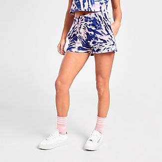 Women's adidas Originals Tie-Dye 3-Stripes Athletic Shorts