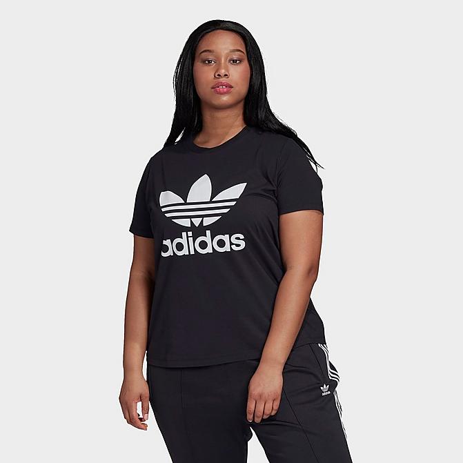 Women's adidas Originals Trefoil T-Shirt (Plus Size)