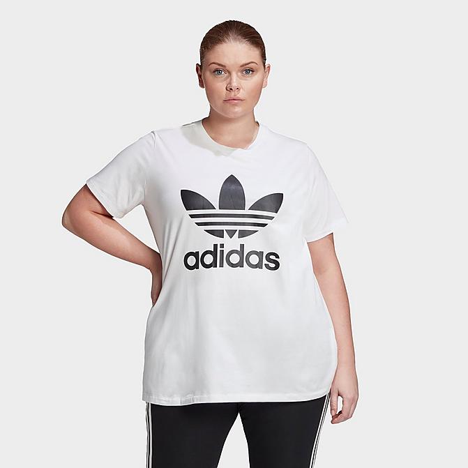 Women's adidas Originals Trefoil T-Shirt (Plus Size)