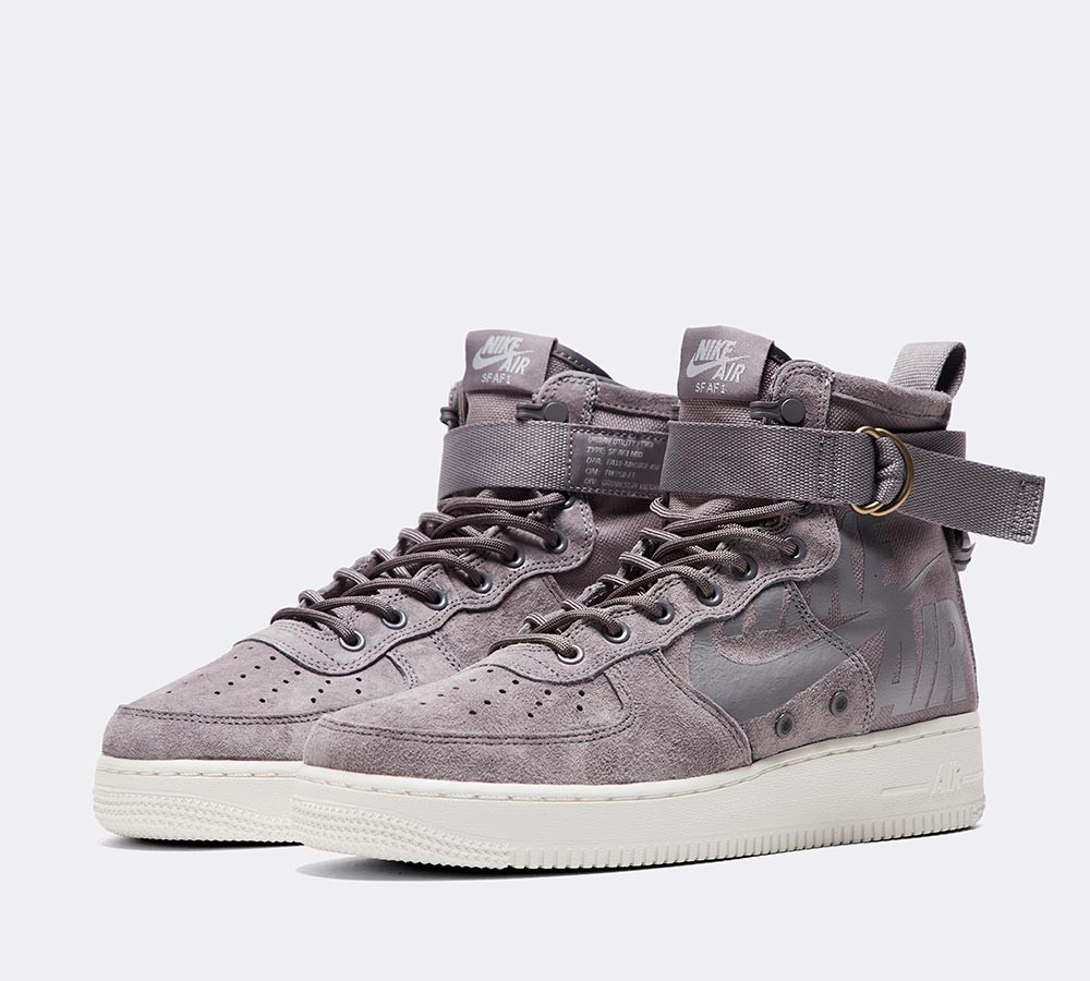 Nike SF Air Force 1 Mid Trainer - Gunsmoke / Wolf Grey