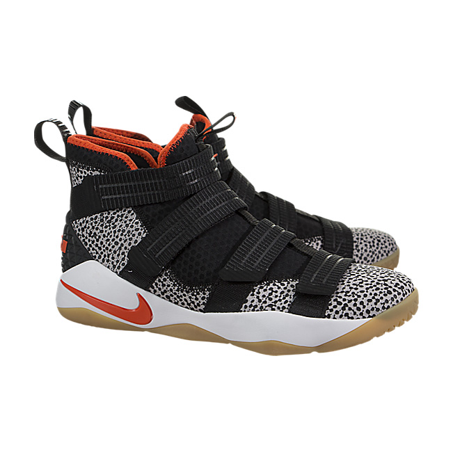 Nike Lebron Soldier XI SFG (Safari) - Black / Team Orange-White