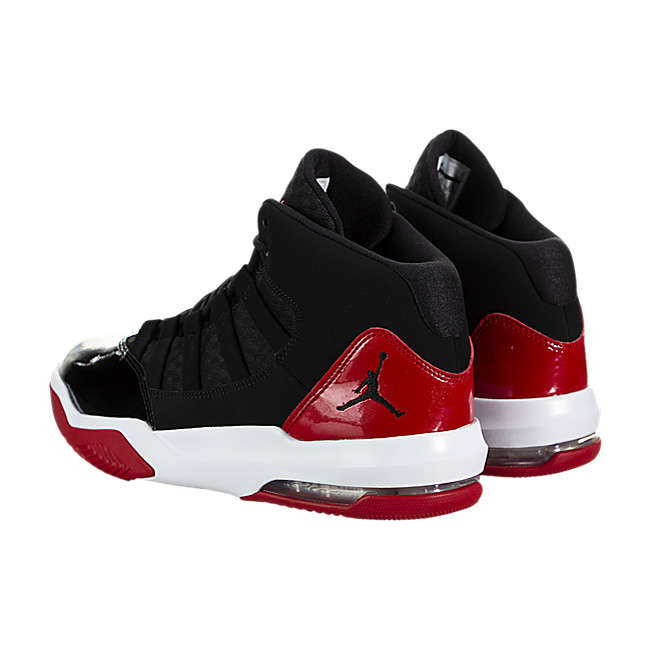 Jordan Max Aura - Black / Black-Gym Red-White