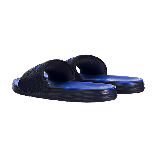 Nike Benassi Solarsoft Sandals - Midnight Navy / Lyon Blue