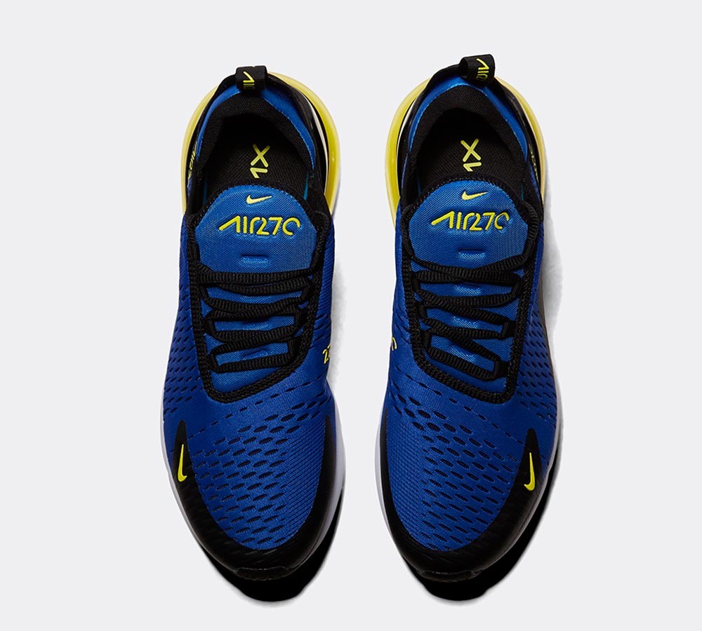 Nike Air Max 270 Trainer - Game Royal / Dynamic Yellow
