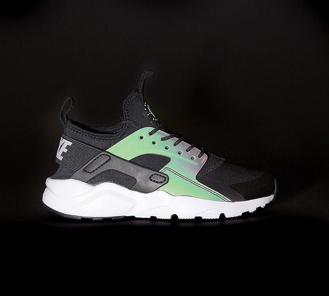 Nike Junior Air Huarache Run Ultra Trainer | Black / Wolf Grey / White