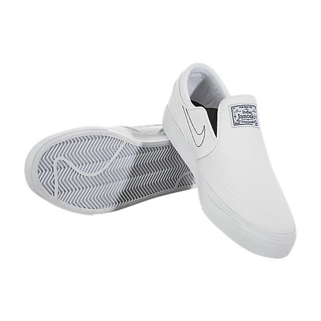 Nike SB Zoom Stefan Janoski Slip Canvas - White / Black