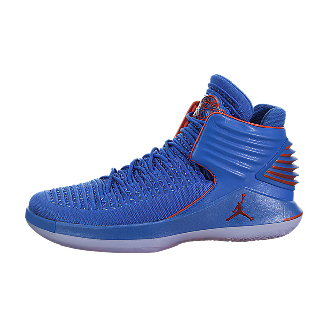 Air Jordan XXXII (32) - Signal Blue / Team Orange