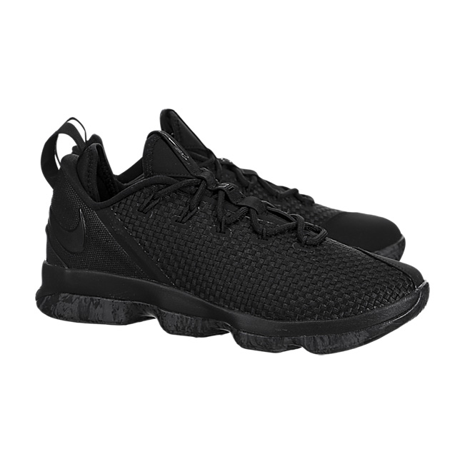 Nike LeBron XIV Low - Black / Black-Dark Grey