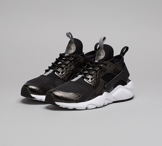 Nike Junior Air Huarache Run Ultra Trainer | Black / Pewter