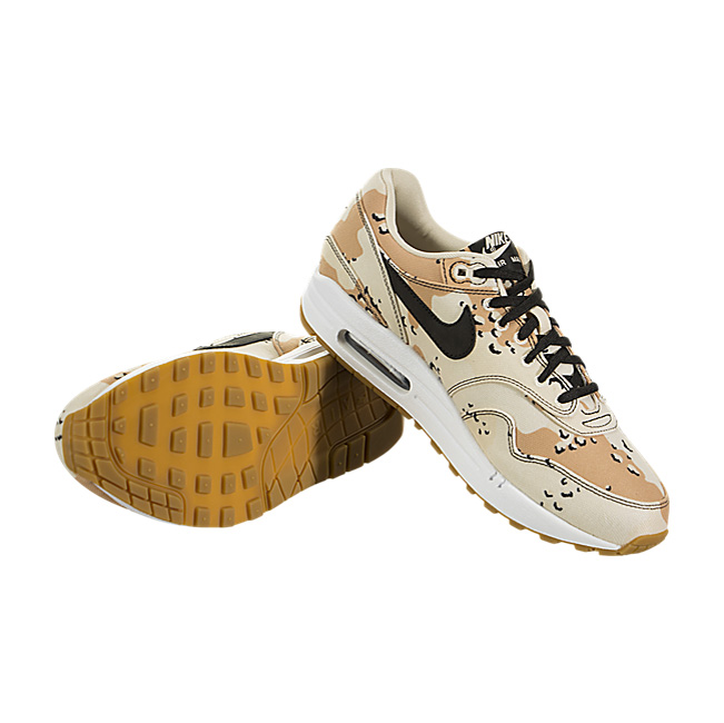 Nike Air Max 1 Premium (Beach Camo) - Beach / Black-Praline