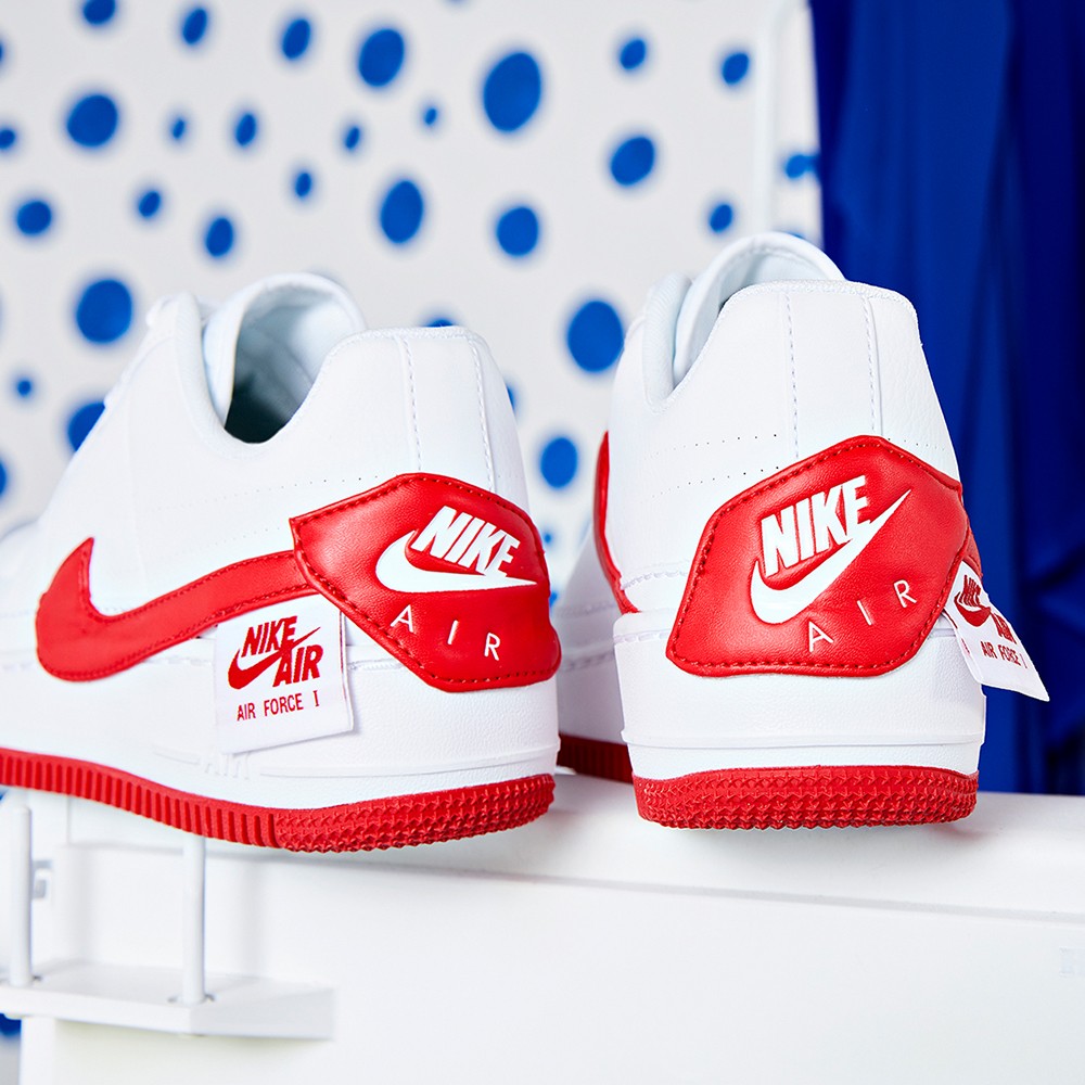 Nike Womens Air Force 1 Jester XX Trainer - White / University Red