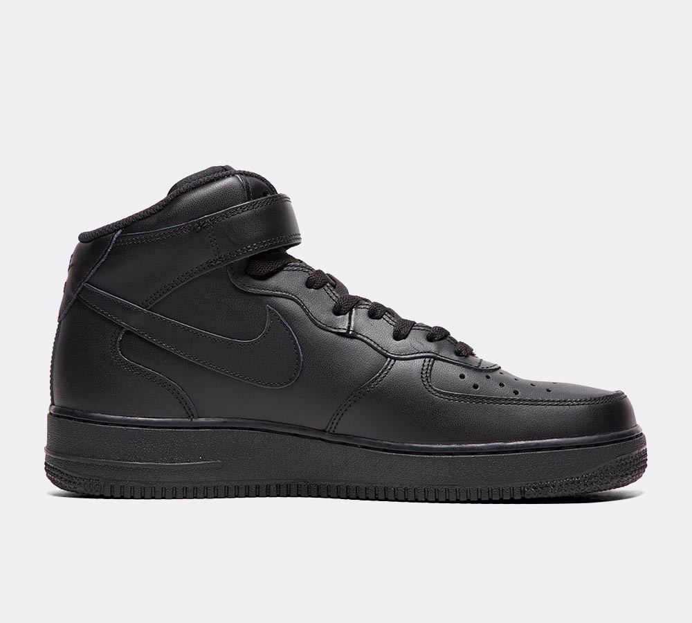 Nike Air Force 1 Mid Trainer - Black