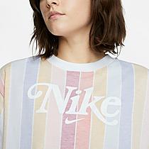 Women's Nike Sportswear Retro Femme Striped Crop T-Shirt