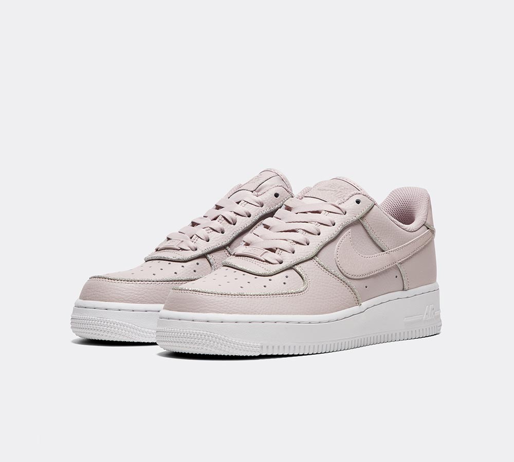 Nike Womens Air Force 1 Glitter Trainer - Particle Rose