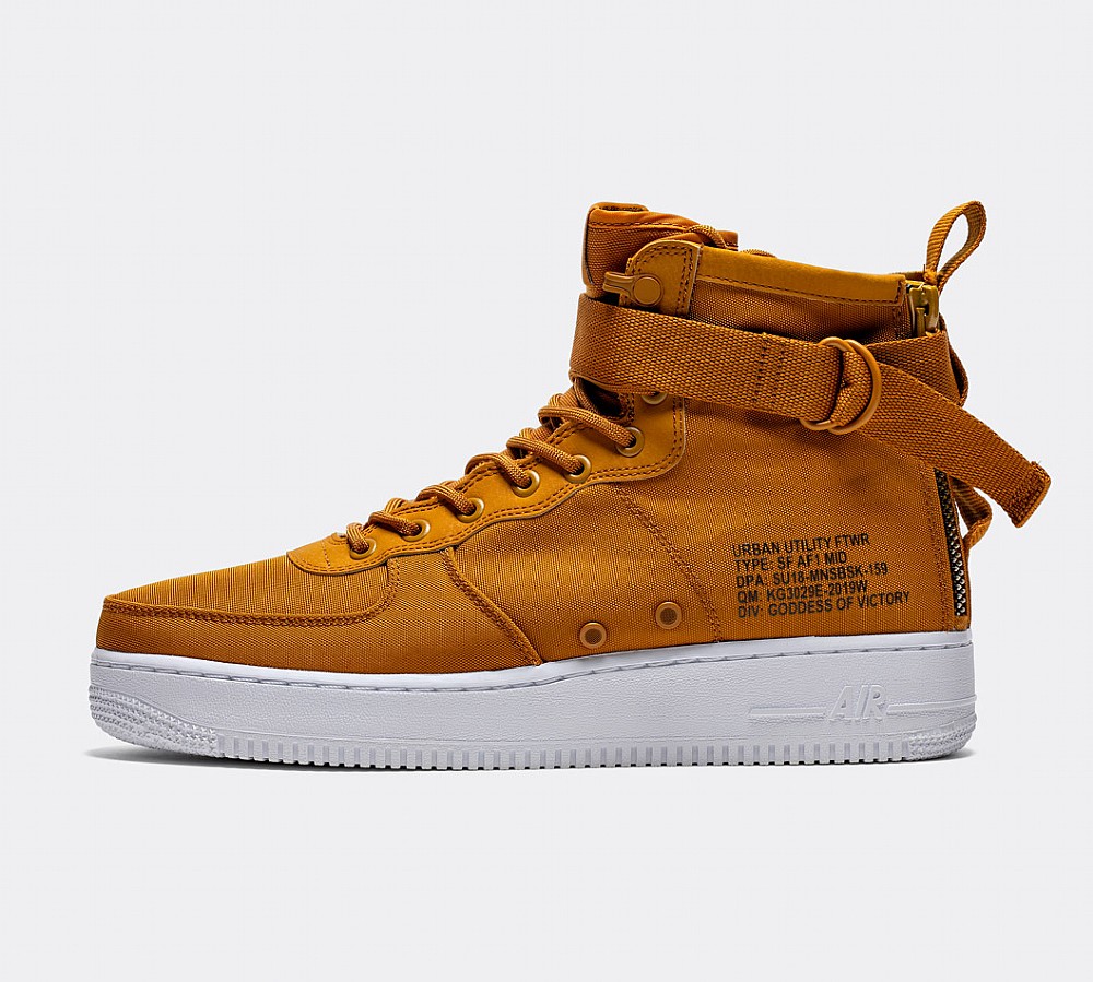 Nike SF Air Force 1 Mid Trainer - Desert Ochre / Sequoia