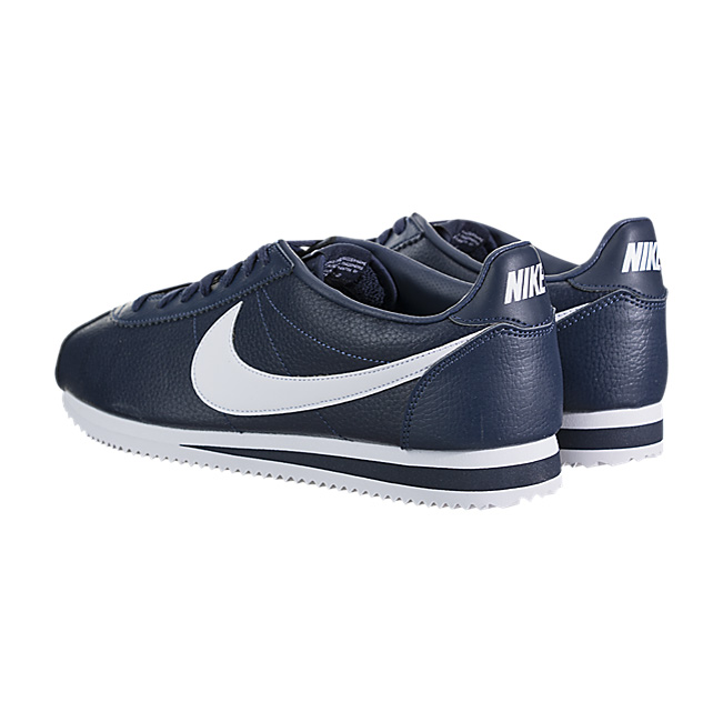 Nike Classic Cortez Leather - Midnight Navy / White